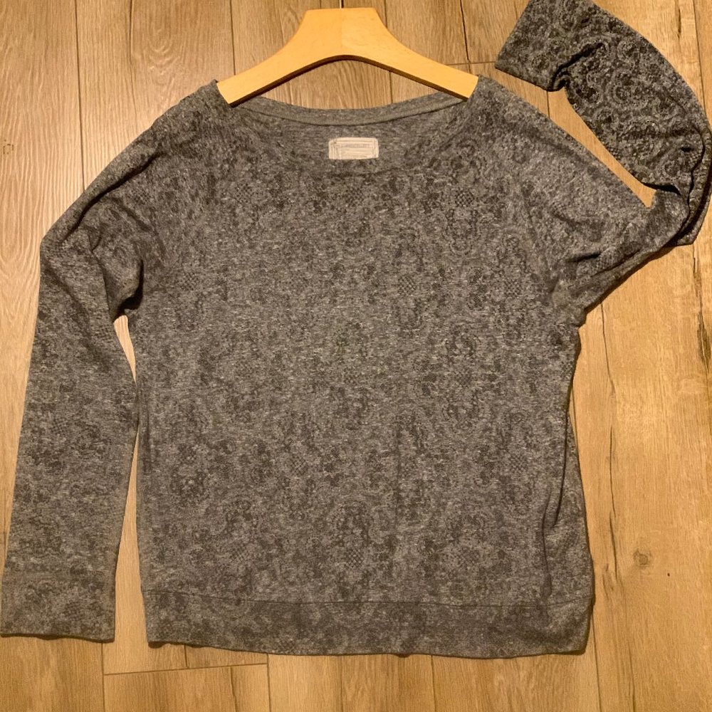 Current/Elliot Floral Pattern Jogger Sweater